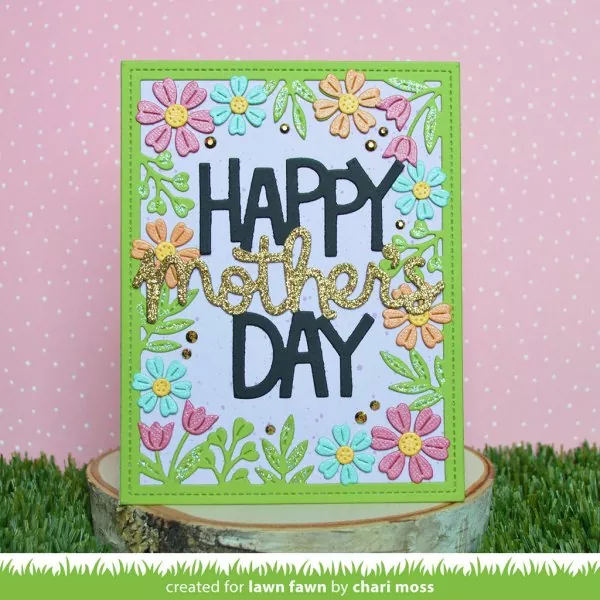 Giant Happy Mother's Day Stanzen Lawn Fawn 1