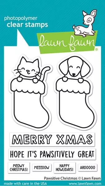 Pawsitive Christmas Stempel Lawn Fawn
