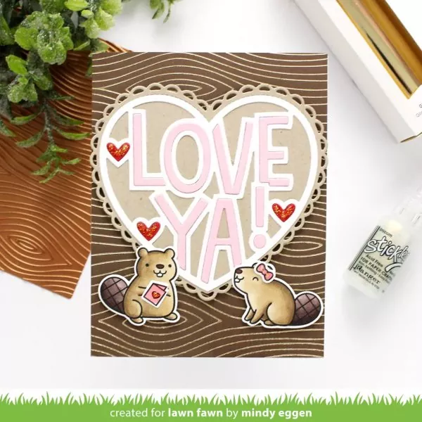 Wood You Be Mine? Stempel Lawn Fawn 1