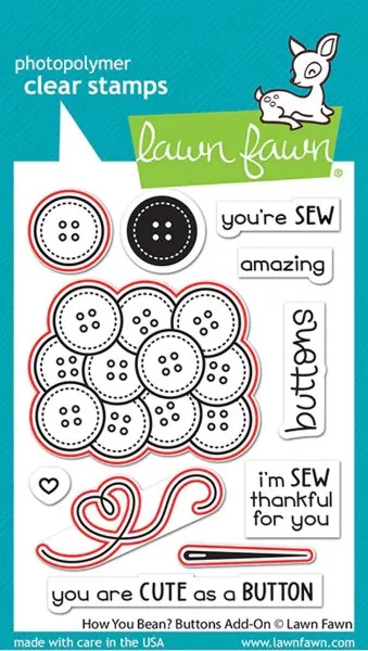 How You Bean? Buttons Add-On Stanzen Lawn Fawn 1