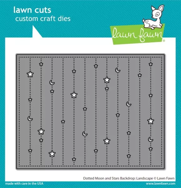 Dotted Moon and Stars Backdrop: Landscape Stanzen Lawn Fawn