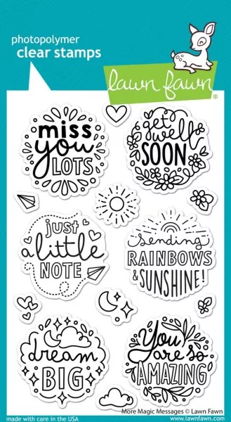 More Magic Messages Stempel Lawn Fawn