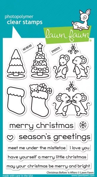 Christmas Before 'n Afters Stempel Lawn Fawn