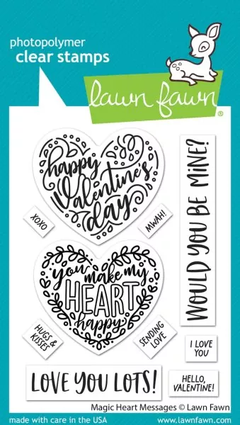 Magic Heart Messages Stempel Lawn Fawn