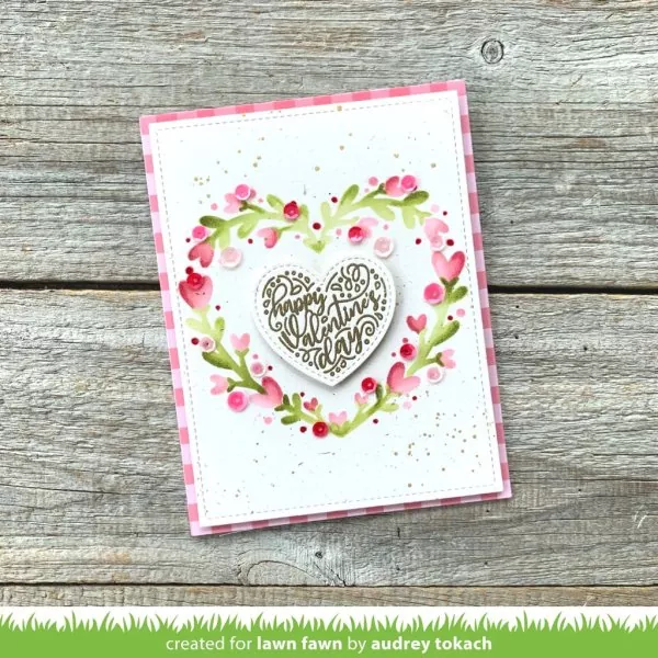 Magic Heart Messages Stempel Lawn Fawn 1