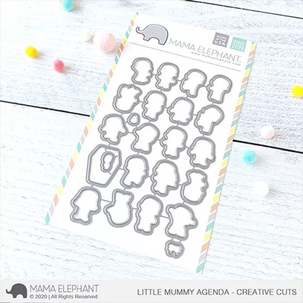 LittleMummyAgenda Clear Stamps Mama Elephant