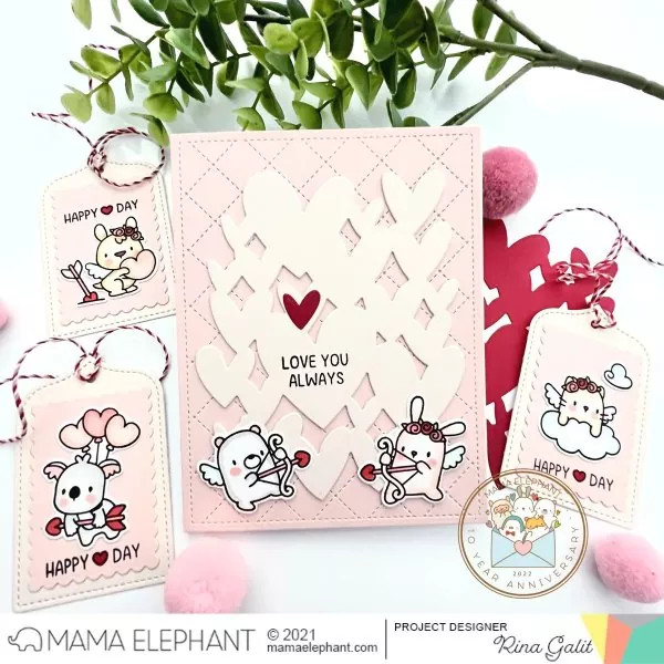 Love Cupids Clear Stamps Mama Elephant 1