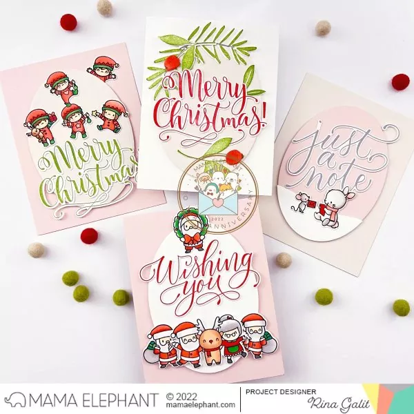 Holly Berry Clear Stamps Stempel Mama Elephant 1