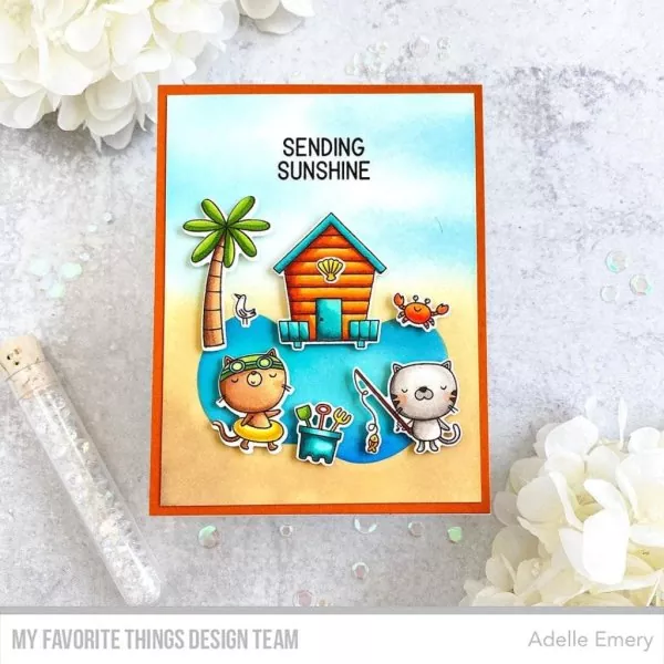 Sunny Rays Sentiments Stempel My Favorite Things Projekt 2