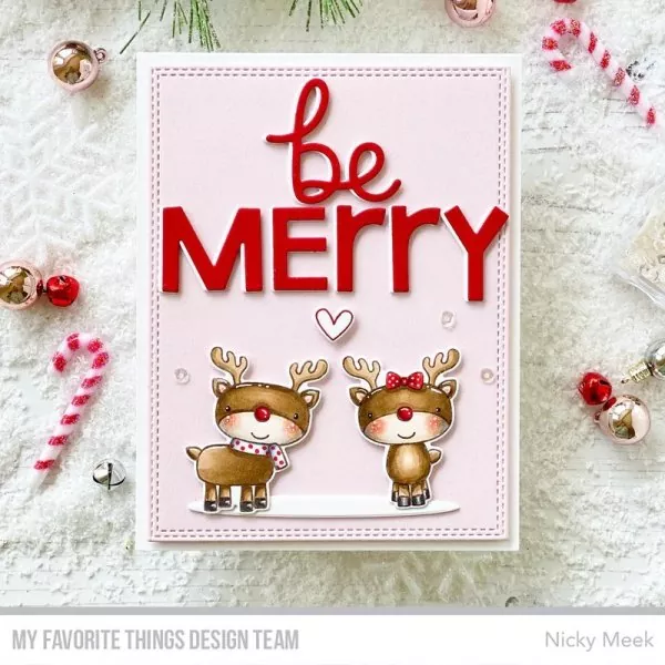 Reindeer Love Stanzen My Favorite Things Projekt 3