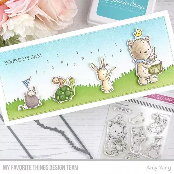 You're My Jam Clear Stamps My Favorite Things Rachelle Anne Miller 2