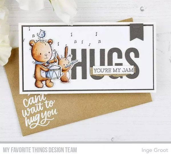 You're My Jam Clear Stamps My Favorite Things Rachelle Anne Miller 3