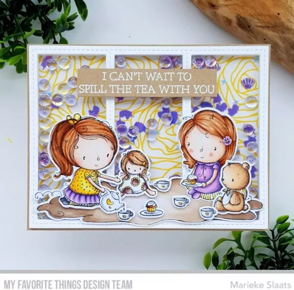 Spill the Tea Clear Stamps My Favorite Things Rachel Anne Miller 1