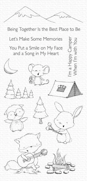 Happy Campers Clear Stamps My Favorite Things Stacey Yakula