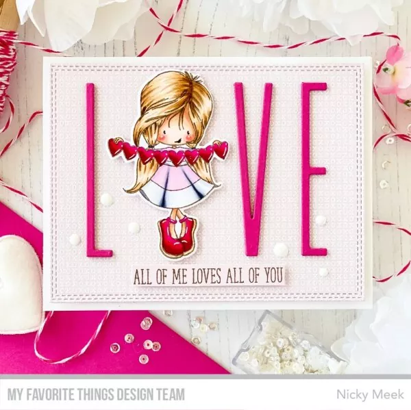 Sweetheart Clear Stamps Stempel My Favorite Things Projekt 1