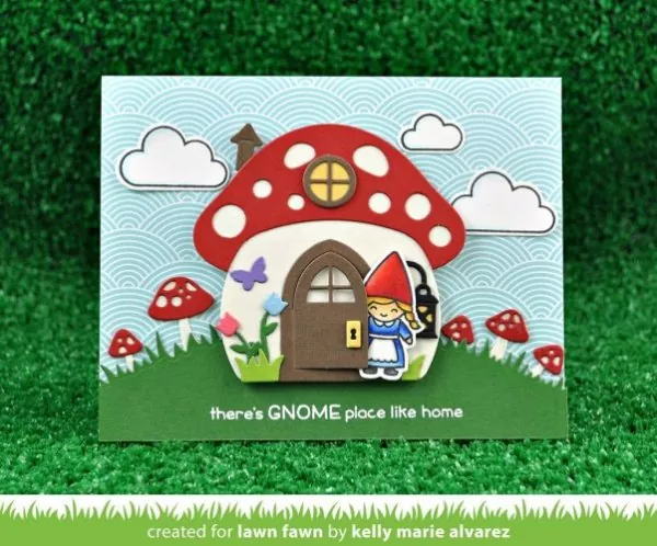 OhGnome LF1880 Clear Stamps Lawn Fawn 5