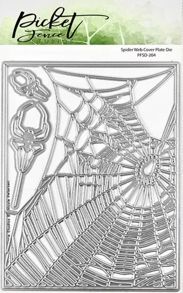 Spider Web Cover Plate stanzen picket fence studios 1