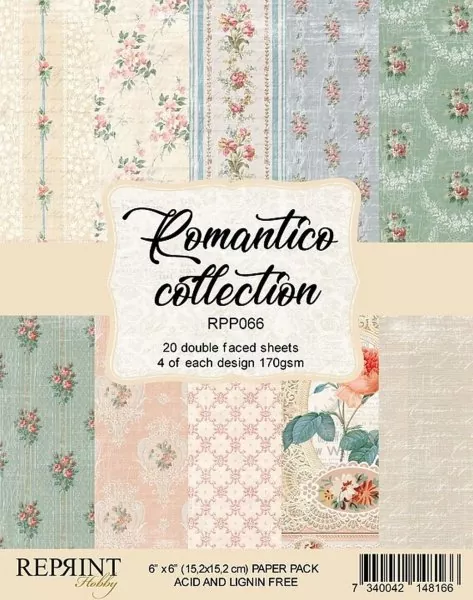Romantico Collection collection 6x6 inch paper pack