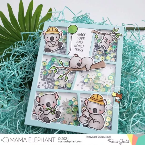 Koala Hugs Clear Stamps Mama Elephant 1
