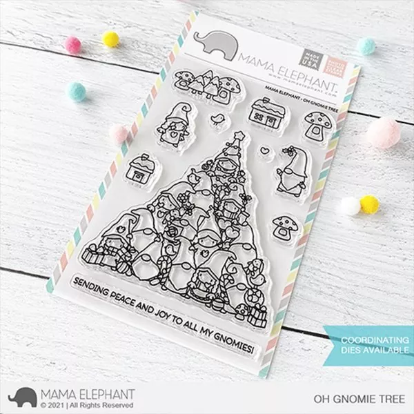 Oh Gnomie Tree Clear Stamps Stempel Mama Elephant