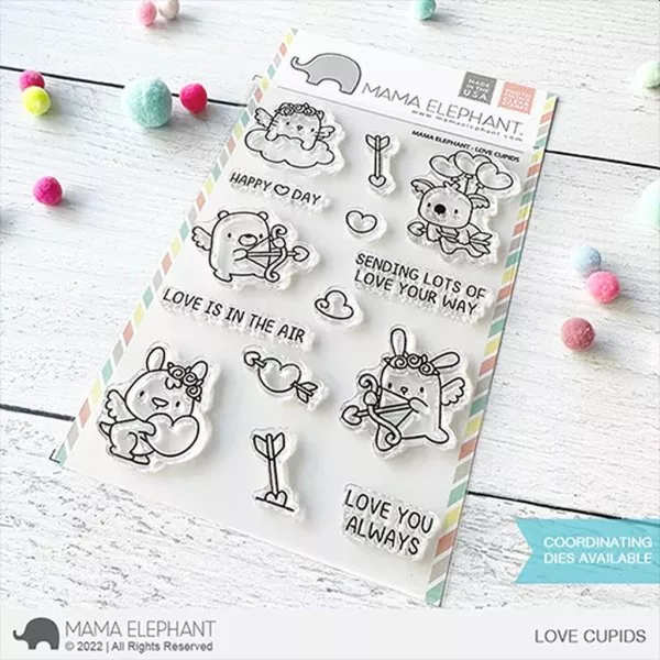 Love Cupids Clear Stamps Stempel Mama Elephant
