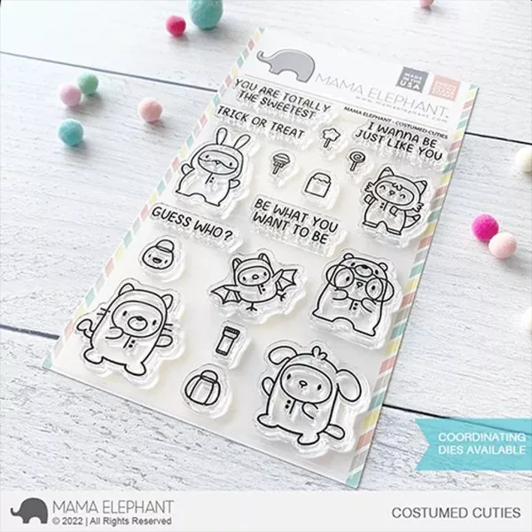 Costumed Cuties Clear Stamps Stempel Mama Elephant