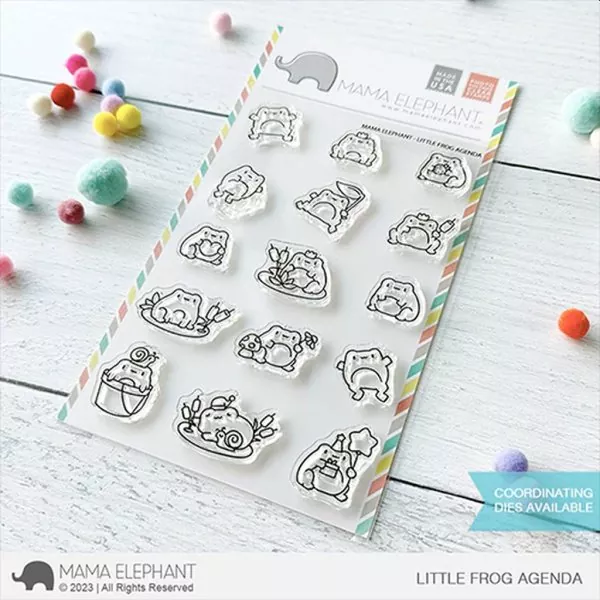 Little Frog Agenda Clear Stamps Stempel Mama Elephant