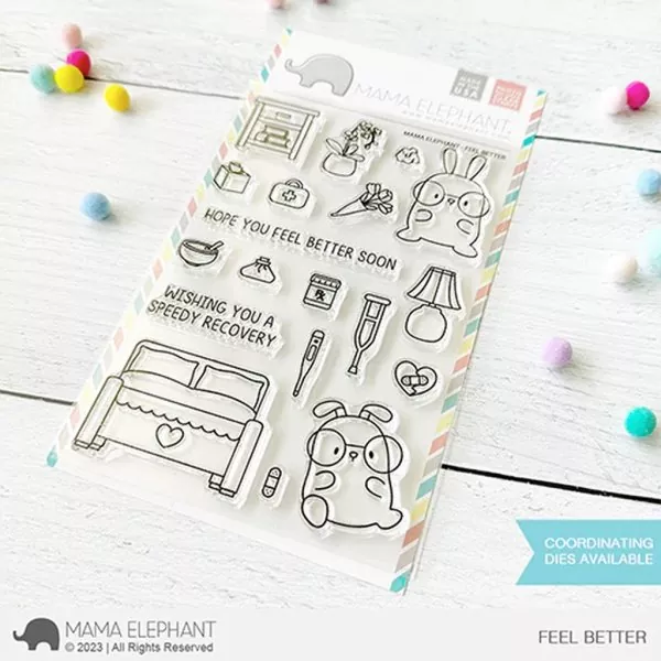 Feel Better Clear Stamps Stempel Mama Elephant