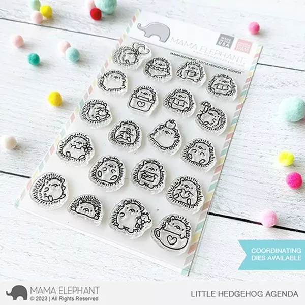 Little Hedgehog Agenda Clear Stamps Stempel Mama Elephant