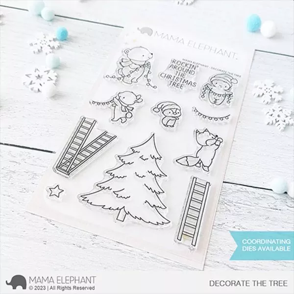 Decorate The Tree Clear Stamps Stempel Mama Elephant