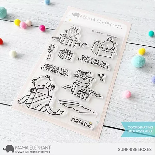 Surprise Boxes Clear Stamps Stempel Mama Elephant