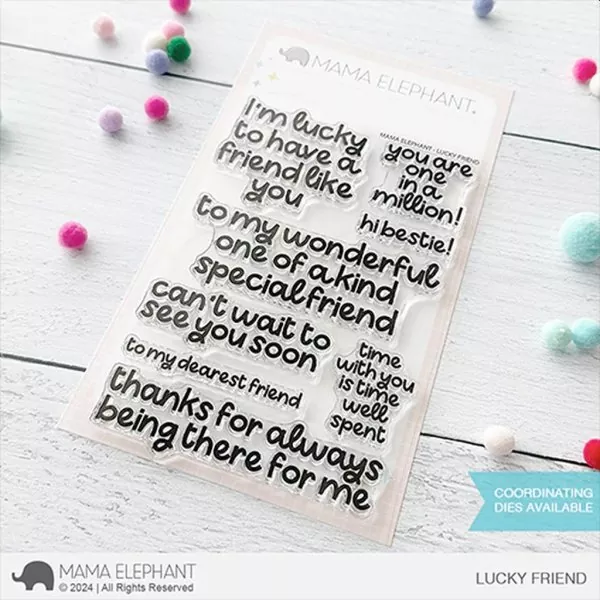 Lucky Friend Clear Stamps Stempel Mama Elephant