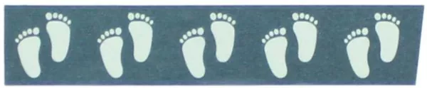 Sweet Boy Footprints Washi Tape Echo Park 1