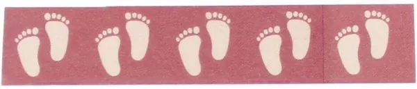 Sweet Girl Footprints Washi Tape Echo Park 1