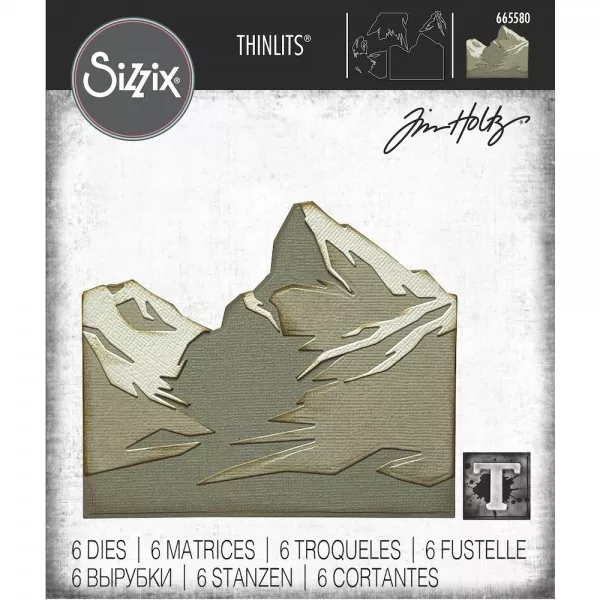 Mountain Top Thinlits Stanzen von Tim Holtz Sizzix