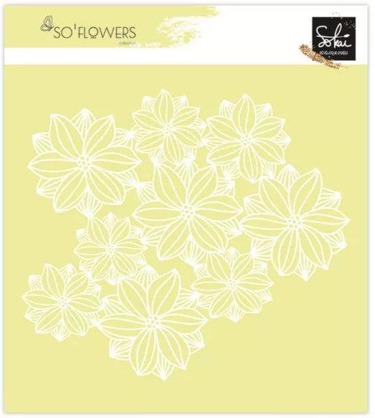 So' Flowers: Les fleurs sauvages Schablone Sokai