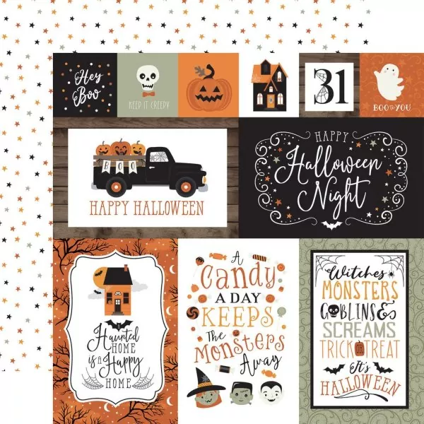 Echo Park Spooky 12x12 inch collection kit 8