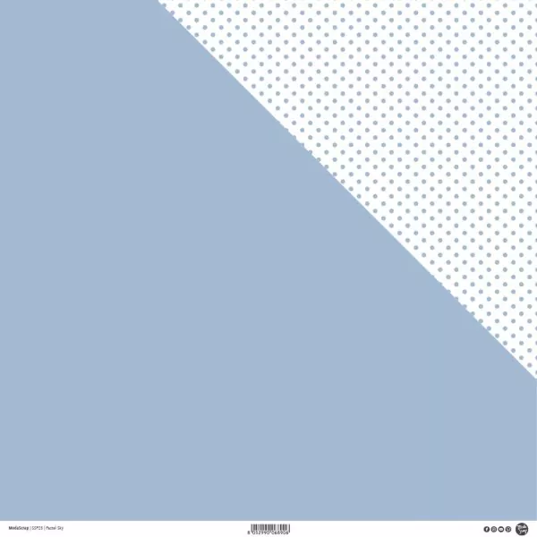 modascrap doppelseitiges Designpapier Pastel Sky