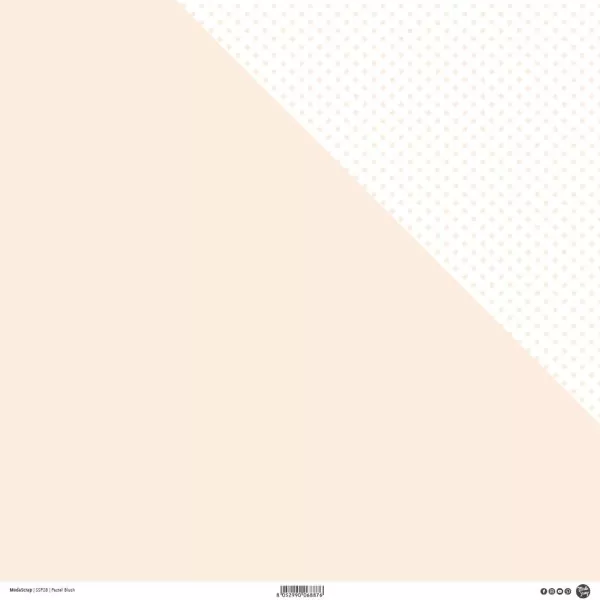 modascrap doppelseitiges Designpapier Pastel Blush