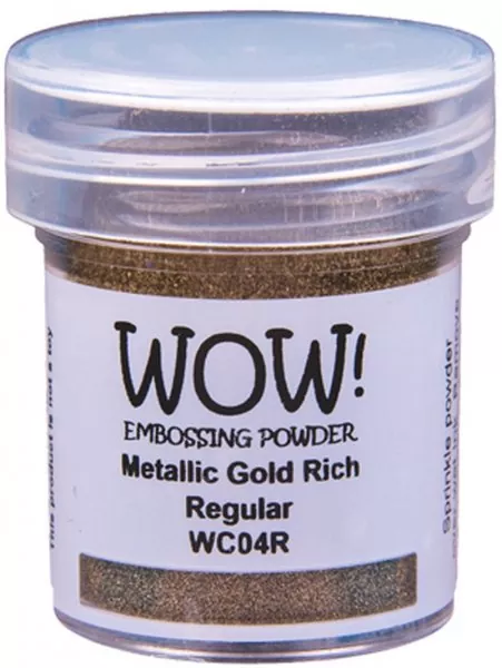 metallic Gold Rich wow embossing powder