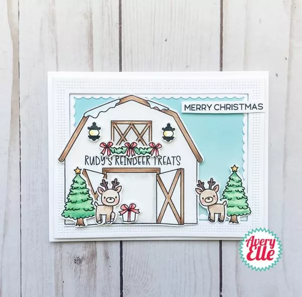 Farm Fresh Christmas avery elle clear stamps 1