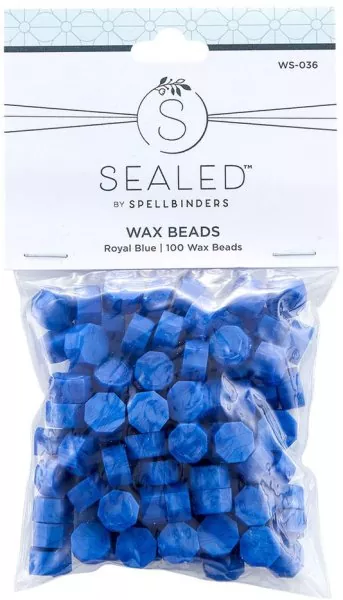 Wax Seal Beads Set Royal Blue Siegelwachs Spellbinders