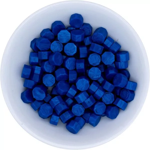 Wax Seal Beads Set Royal Blue Siegelwachs Spellbinders 1