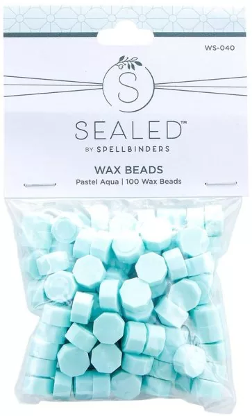 Wax Seal Beads Set Aqua Siegelwachs Spellbinders