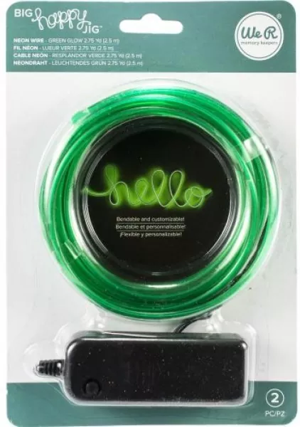 big happy jig neon wire green glow wermemorykeepers 2