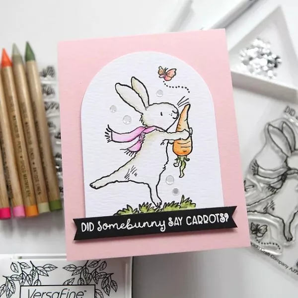 Carrot On Clear Stamps Colorado Craft Company by Anita Jeram 1