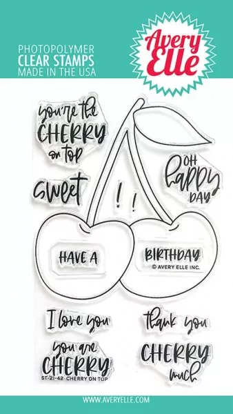 Cherry On Top avery elle clear stamps