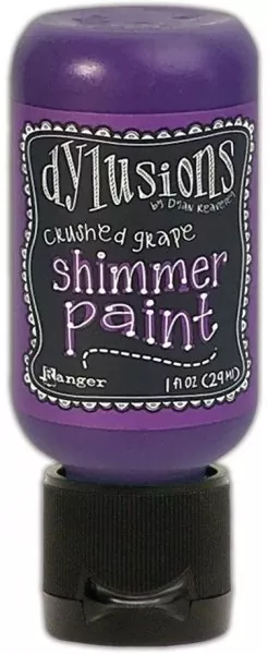 Crushed Grape Dylusions Shimmer Paint Flip Cap Bottle Ranger