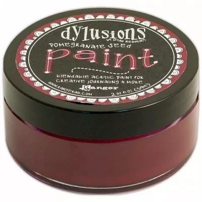 dylusions paint ranger Pomegranate Seed