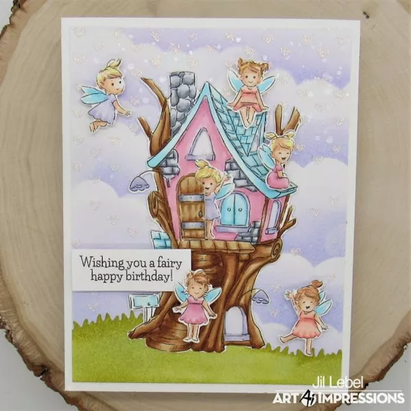5345 Fairy Cubbies Set Art Impressions Clear Stamps 2